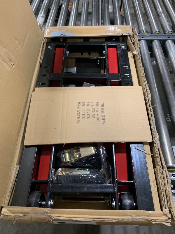 Photo 1 of VIVOHOME Hydraulic Motorcycle Lift Jack 1500 LBS Capacity Steel ATV Lifts Stand Hoist with Wheels and Handle 