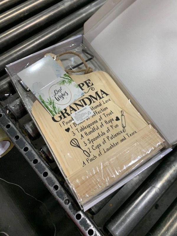 Photo 1 of Gifts for Grandma, Grandma Birthday Gifts, Foldable Chef Carved Folding Cookbook Stands, Multi Purpose Cookbook Stands