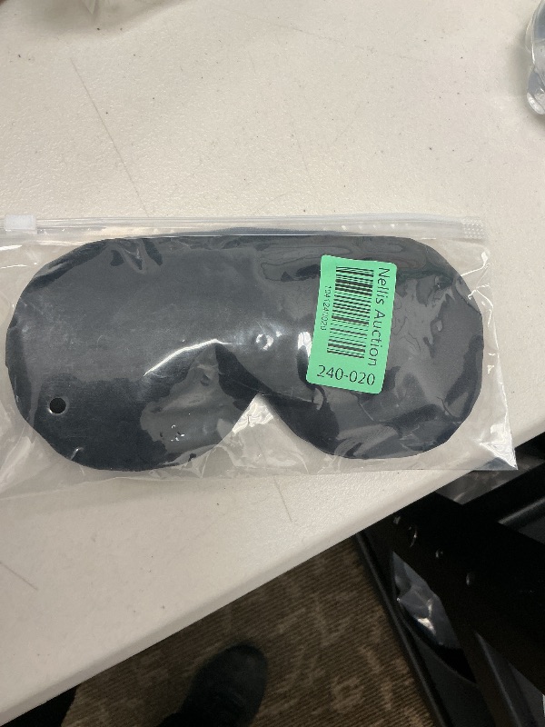 Photo 1 of Alaska Bear Sleep Mask Silk Cover Eye Contour Built-in No Pressure for Sleeping, Upgrade Over Conventional Flat Satin Eye Masks, Machine Washable (Black)
