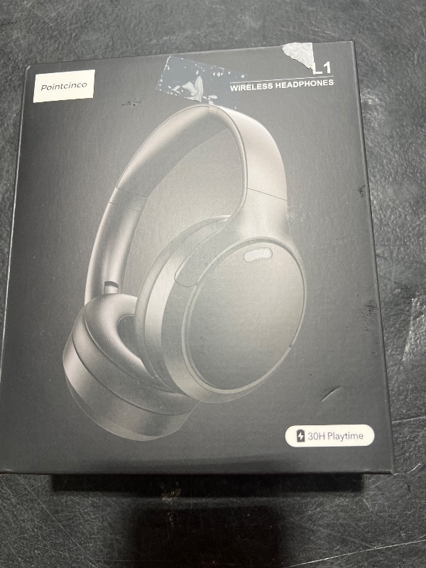 Photo 1 of Bluetooth Headphones, Wireless Over Ear Headphones with HiFi Stereo Microphone, Foldable Lightweight On Ear 5.4 with Deep Bass for Cellphone/Travel/Office/Home (Dark Blue)