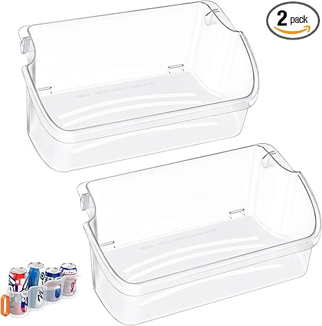 Photo 1 of [2 PACK]Upgraded 240324502 Refrigerator Door Bin Shelf Compatible with Frigidaire Kenmore Refrigerator Door Shelf Parts PS429767, AP2549806, LFSS2312TE0, LFSS2312TF0, FFSS2315TE0, FFSS2315TS0 Door
