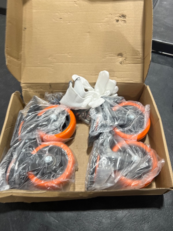 Photo 1 of 6”Inch Caster Wheels, Casters Set of 4, Heavy Assorted /aa