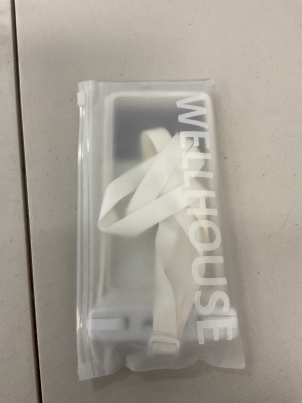 Photo 1 of wellhouse Waterproof Phone Pouch, Waterproof Phone Case for iPhone 16 15 14 13 12 Pro Max XS Samsung, IPX8 3D Cellphone Dry Bag Beach Essentials (1 Pack - White7.0, 7 inch)