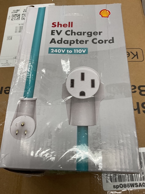 Photo 1 of Shell NEMA 5-15P to 14-50R for Level 1 EVs,50 Amp to 15 Amp 110 Volt RV Adapter Cord Electrical Power Plug,Heavy Duty STW 10 Gauge 20 Inch