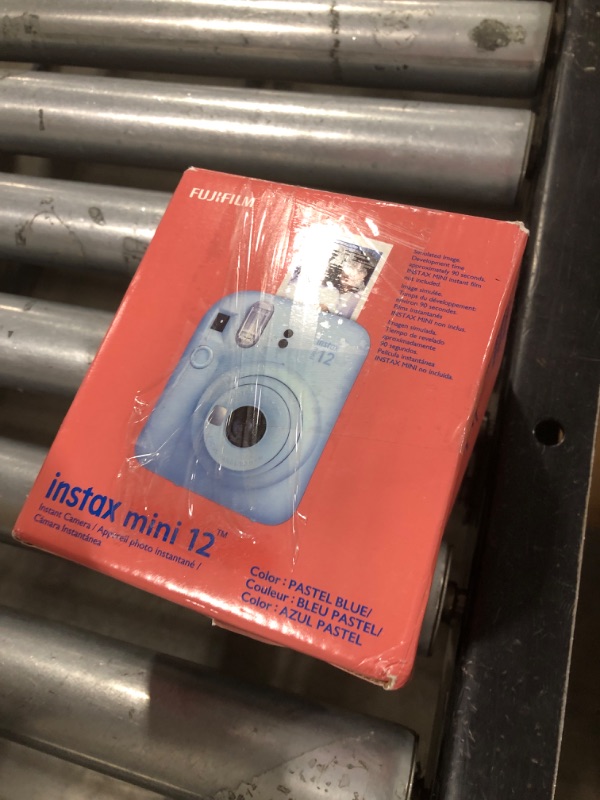 Photo 1 of Fujifilm Instax Mini 12 Instant Film Camera - Pastel Blue