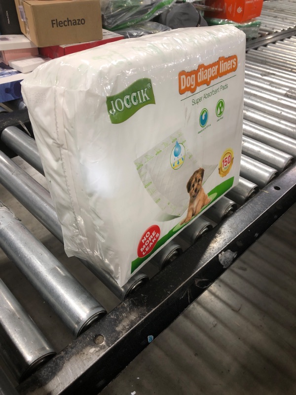 View 2 of Dog Diaper Liners 150ct Super Soft and Absorbent Dog Diaper Booster Pads for Male Dog Belly Bands or Female Dog Diapers(Regular, 150pcs)