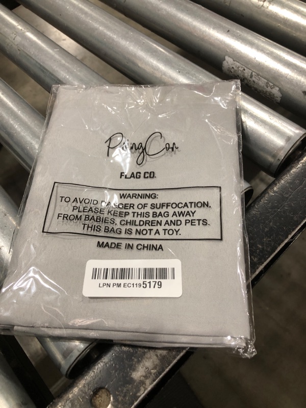 Photo 1 of NEOPlex 3' x 5' Solid Gray Flag