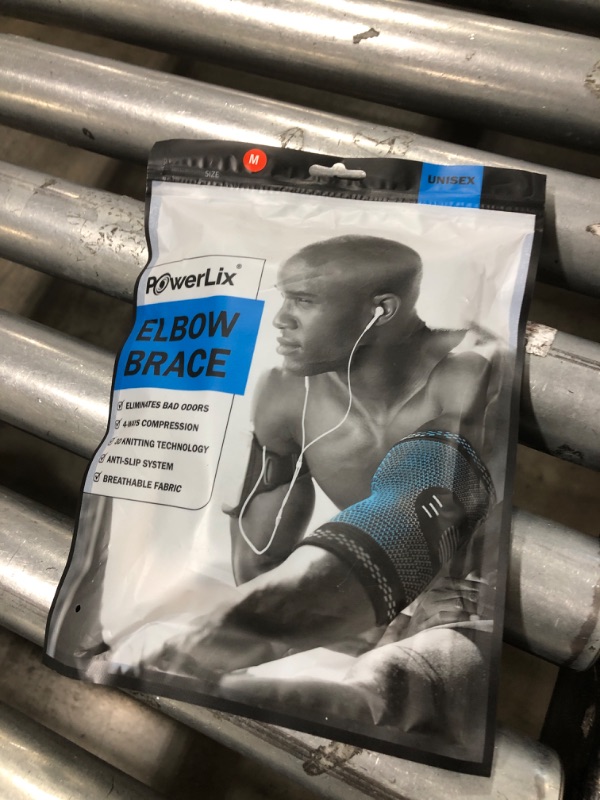 Photo 1 of POWERLIX Elbow Orthopedic Brace Compression Support (Pair) - Elbow Sleeve for Tennis Elbow, Golfer’s, Bursitis, and Sprains, Arthritis, Tendonitis. Pain Relief