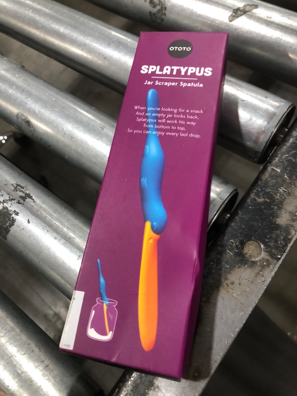 Photo 1 of OTOTO Splatypus Jar Spatula for Scooping and Scraping - Unique Fun Cooking Kitchen Gadgets for Foodies - BPA-free & 100% Food Safe - Crepe Spreader