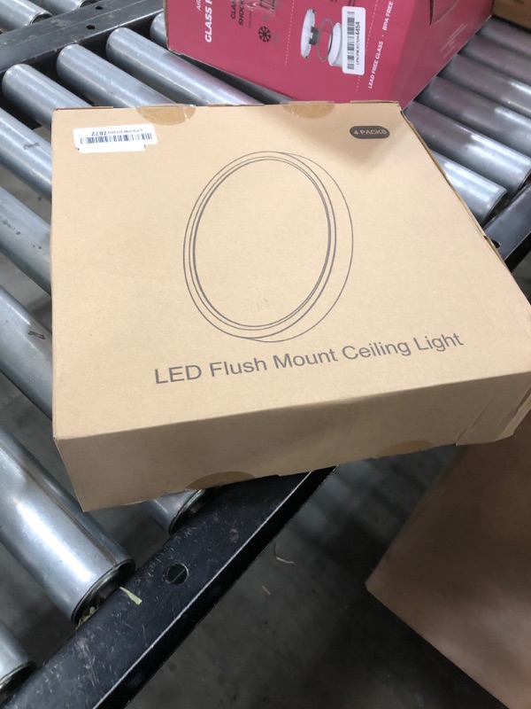 Photo 1 of Brightever 4Pack LED Flush Mount Ceiling Light Fixture, 12 Inch 24W, Super Slim 0.67 Inch, 3200LM, Dimmable & 2700K-6500K 5 Color Selectable LED Ceiling Lights for Bedroom