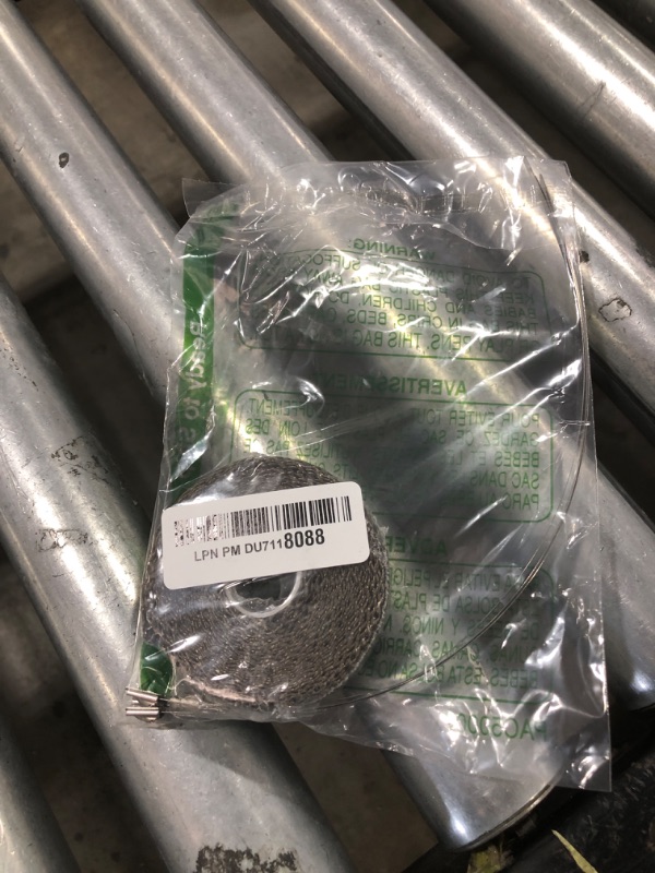 Photo 1 of Titanium Exhaust Wrap 1" x 16' Roll for Motorcycle Fiberglass Heat Shield Tape with Stainless Ties