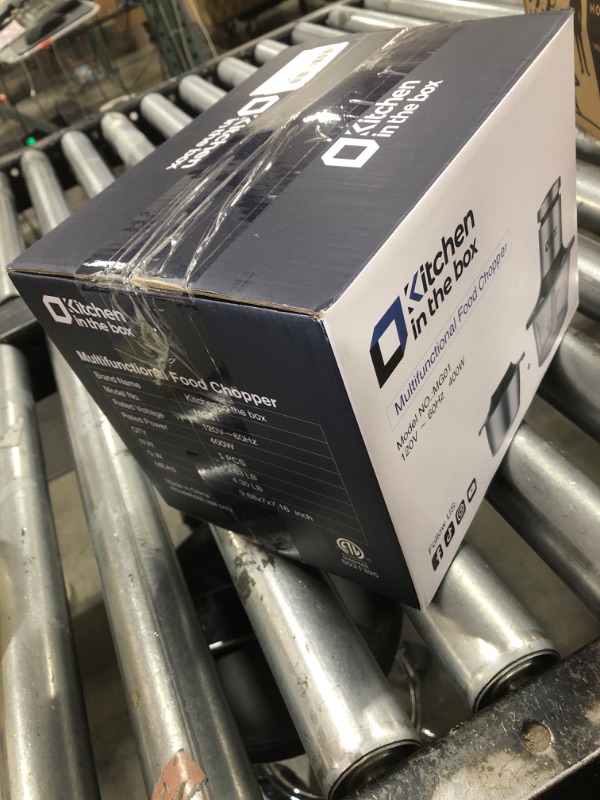 Photo 1 of Kitchen in the box Mini Food Processors,400W Powerful Mini Meat Grinder & Food Chopper,Electric Vegetable Chopper with One 3 Cup Bowl & S Blades for Meat/Fish/Vegetable/Baby Food,3cup(1bowl)