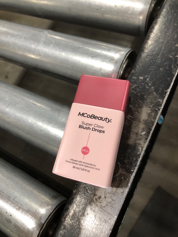 Photo 1 of MCoBeauty Super Glow Blush Drops, Peach Pink, Luminous Flush for Radiant Cheeks, Vegan, Cruelty Free Cosmetics