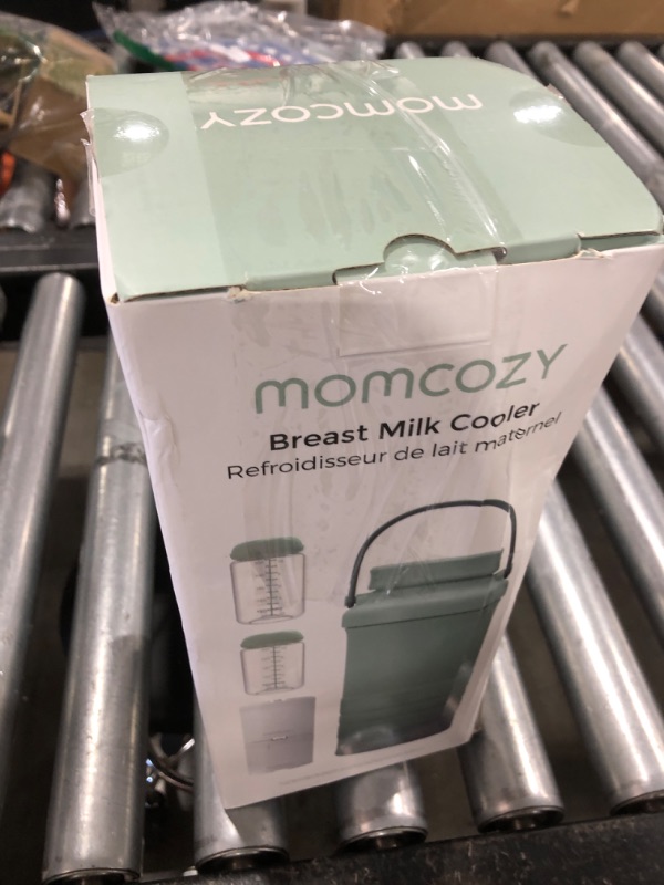 Photo 1 of Momcozy 22oz Portable Breast Milk Cooler for Outdoor, Life Saver with 360° Total Cooling for 24 Hours, Larger Capacity Travel Breastmilk Chiller with 2pcs Baby Bottles for Breastmilk Storage, Green