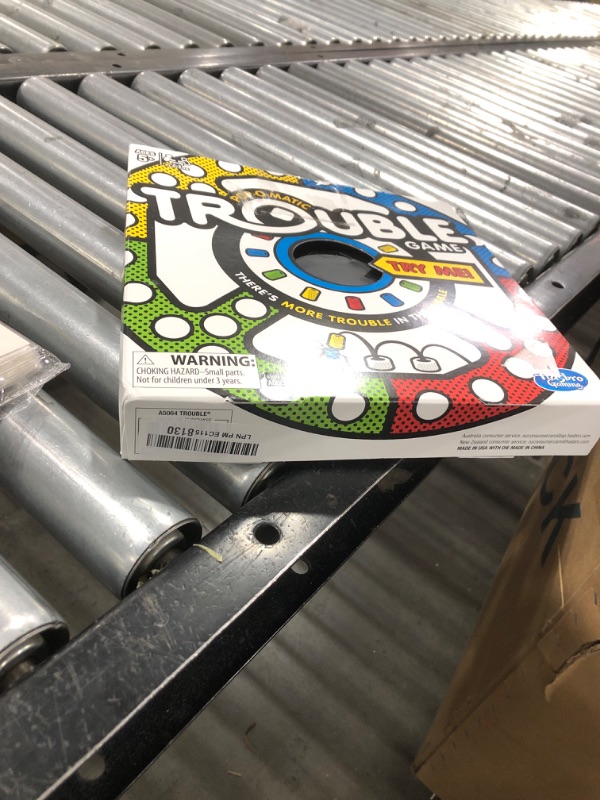 Photo 1 of Hasbro Gaming Trouble Kids Board Game, Pop-o-Matic Trouble Game, Kids Games for 2-4 Players, Family Board Games for Kids, Kids Gifts, Ages 5 and Up, Packaging May Vary