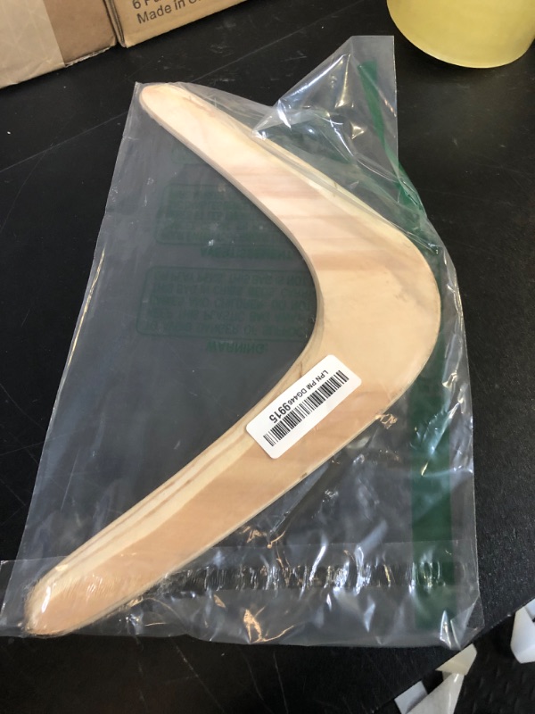 Photo 1 of 1/2PCS Boomerang for Adults Wood Handmade Craft Classic L Shaped Boomerang Plaything Fast Catch for Women and Men (1PCS)