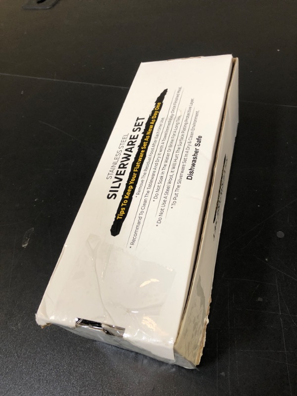 Photo 1 of Silverware Set for 8, Heavy Duty Stainless Steel Cutlery Set Flatware Set,40 Piece Premium Silverware, Mirror Polished Modern Cutlery include Fork Knife Spoon Set,Dishwasher Safe