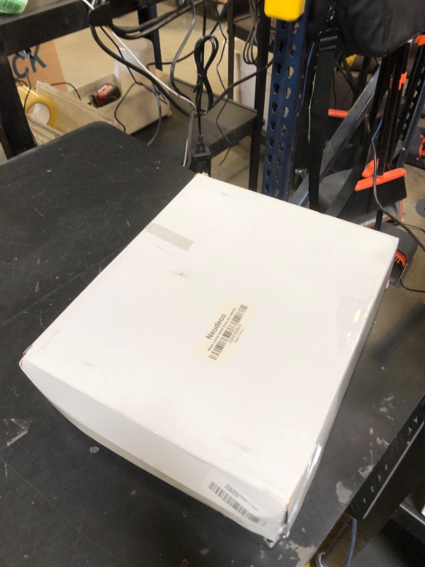 Photo 1 of Neudeco Pack 2, Mesh Locker Shelf, Stackable Extra Tall Locker Organizer, Collapsible and Metal Mesh Build, Fits Standard Size, Suitable for School, Work, Kitchen, Bathroom (White)