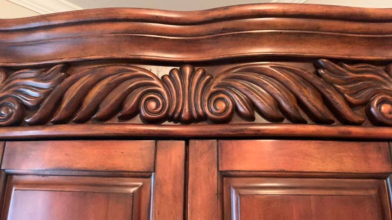 Photo 1 of CLAWFOOT ENTERTAINMENT CENTER 44” X 24” H 80”