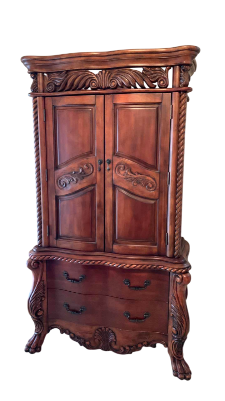 Photo 1 of CLAWFOOT ENTERTAINMENT CENTER 44” X 24” H 80”
