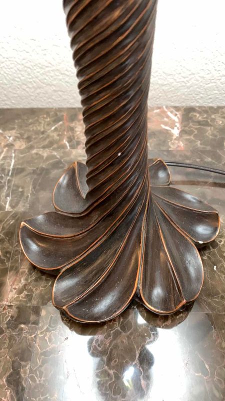 Photo 1 of ERIN ASHLEY POLY TABLE LAMP H 33”