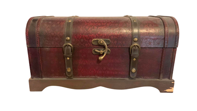 Photo 1 of WOODEN STORAGE CHEST 22” X 11” H 12”