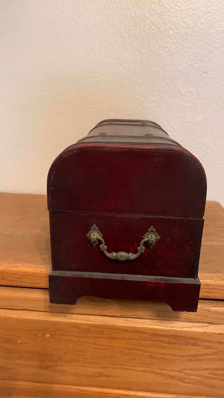 Photo 1 of WOODEN STORAGE CHEST 18” X 9” H 9”