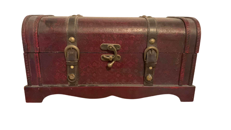 Photo 1 of WOODEN STORAGE CHEST 18” X 9” H 9”