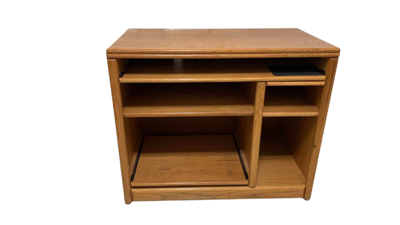 Photo 1 of PRINTER STAND WITH WHEELS 36” X 19” H 31”