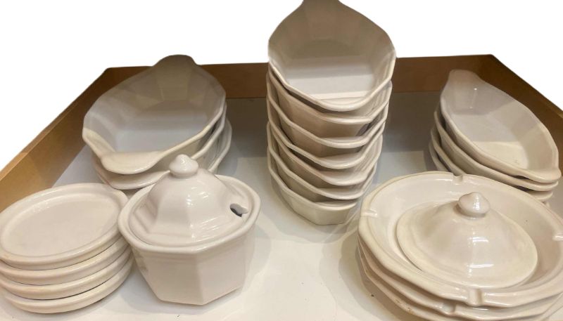 Photo 1 of CONTENTS OF CABINET-PFALTZGRAFF HERITAGE 24 PCS CASSEROLE DISHES ASHTRAYS COASTERS