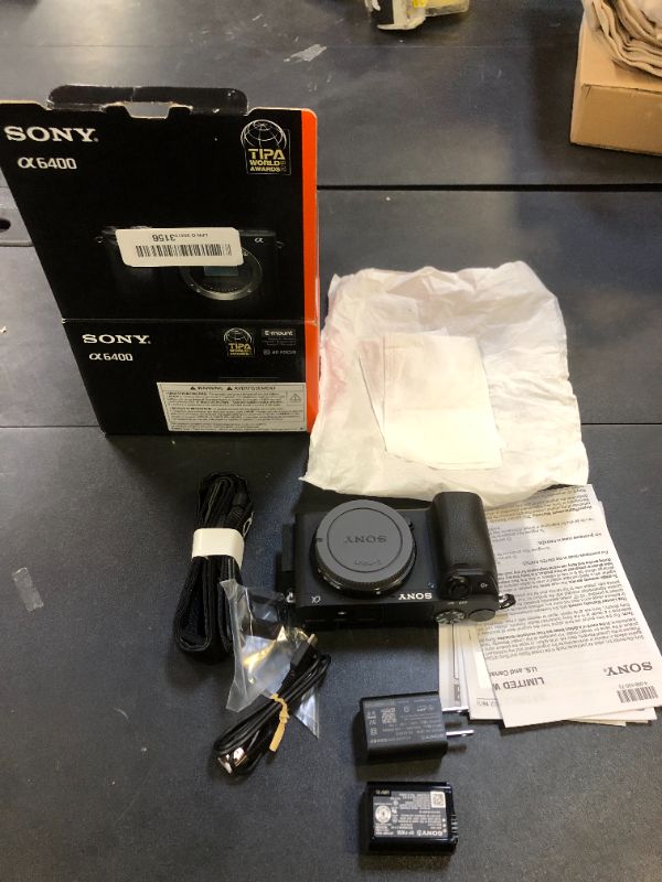 Photo 5 of Sony Alpha a6400 Mirrorless Camera: Compact APS-C Interchangeable Lens Digital Camera with Real-Time Eye Auto Focus, 4K Video & Flip Up Touchscreen - E Mount Compatible Cameras - ILCE-6400/B Body