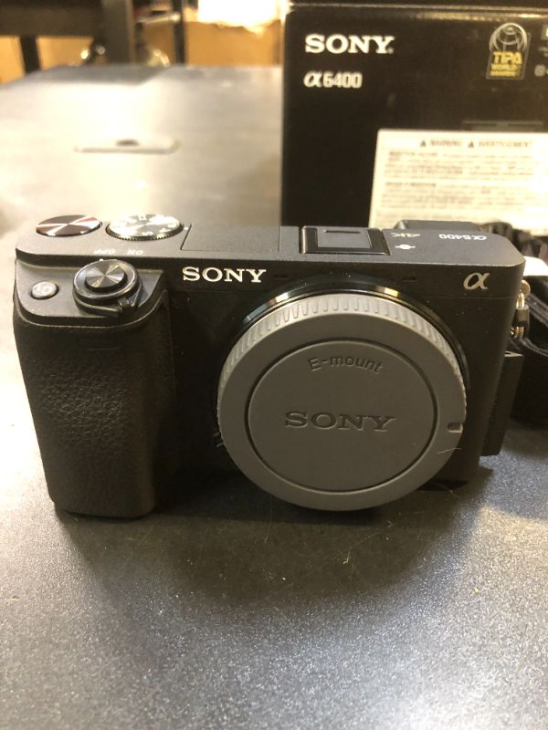 Photo 3 of Sony Alpha a6400 Mirrorless Camera: Compact APS-C Interchangeable Lens Digital Camera with Real-Time Eye Auto Focus, 4K Video & Flip Up Touchscreen - E Mount Compatible Cameras - ILCE-6400/B Body