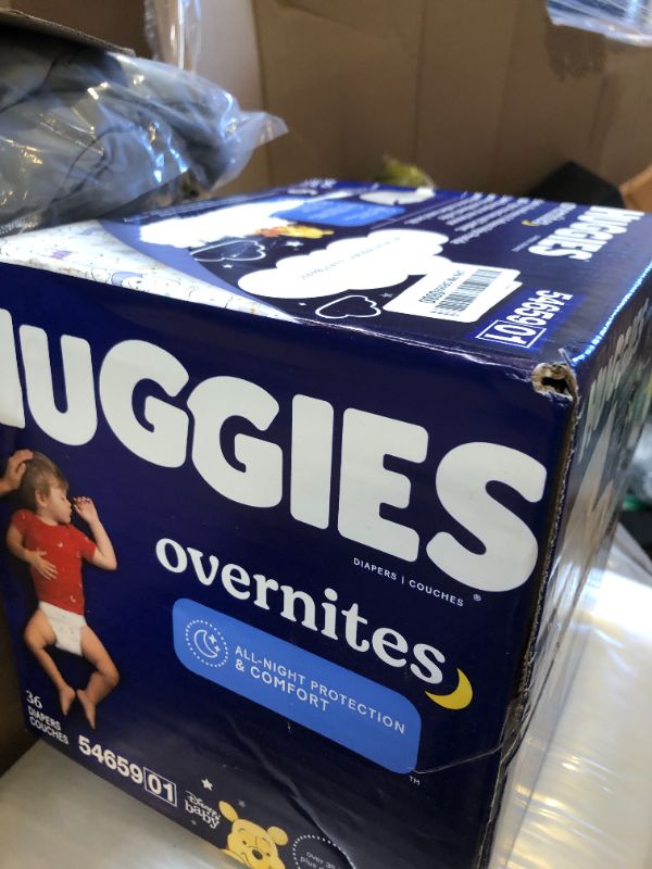 Photo 1 of Huggies Size 6 Overnites Baby Diapers: Overnight Diapers, Size 6 (35+ lbs), 36 Ct
