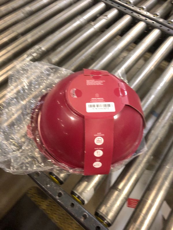 Photo 1 of COOK WITH COLOR Mixing Bowls with TPR Lids - 12 Piece Plastic Nesting Bowls Set includes 6 Prep Bowls and 6 Lids, Microwave Safe (Rose)