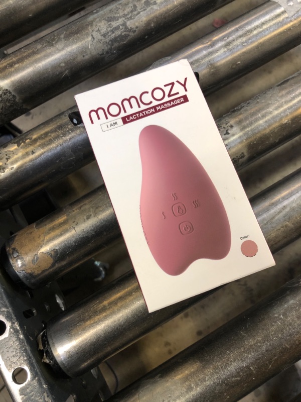 Photo 1 of Momcozy Warming Lactation Massager 2-in-1, Soft Breast Massager for Breastfeeding, Heat + Vibration Adjustable for Clogged Ducts, Improve Milk Flow, Engorgement