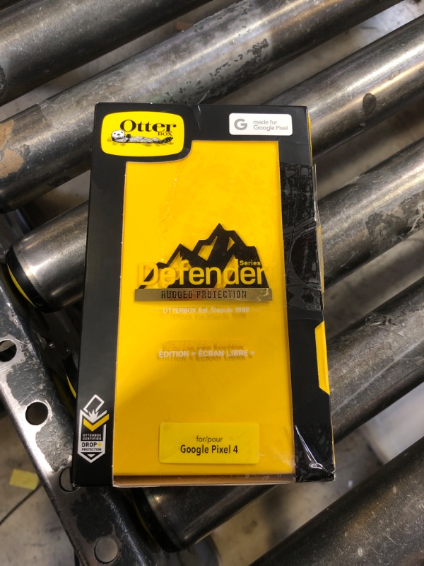 Photo 1 of OtterBox Defender Series SCREENLESS Case Case for Google Pixel 4 - Gone Fishin (Wet Weather/Majolica Blue)