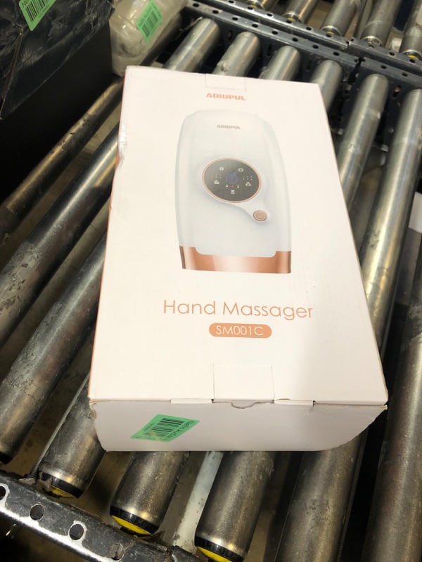 Photo 1 of ADIUPUL Hand Massager with Heat & Compression for Arthritis & Carpal Tunnel,FSA/HSA Eligible,6 Modes & Intensities Hand Massager Machine for Finger Numbness,Stiff Joints,Wrist Massager (Rose Gold)