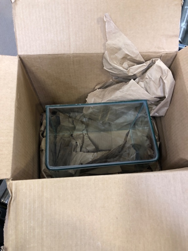 Photo 1 of 2 Gallon Aquarium Fish Tank?Rimless Aquarium Tank?9.8" L × 7.1" H × 6.3" W