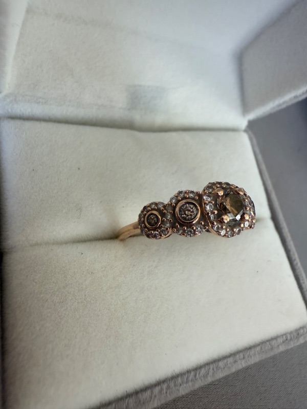 Photo 1 of LEVIAN 14K YELLOW GOLD W. 1CT DIAMOND RING-3.4G SIZE 8 1/2