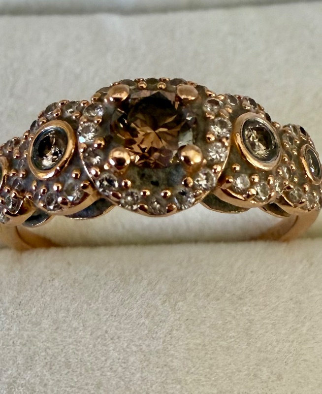 Photo 1 of LEVIAN 14K YELLOW GOLD W. 1CT DIAMOND RING-3.4G SIZE 8 1/2