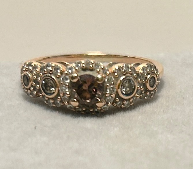 Photo 1 of LEVIAN 14K YELLOW GOLD W. 1CT DIAMOND RING-3.4G SIZE 8 1/2 #11