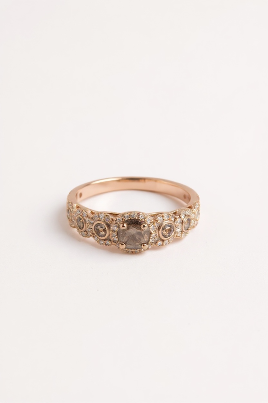 Photo 1 of LEVIAN 14K YELLOW GOLD W. 1CT DIAMOND RING-3.4G SIZE 8 1/2 #11