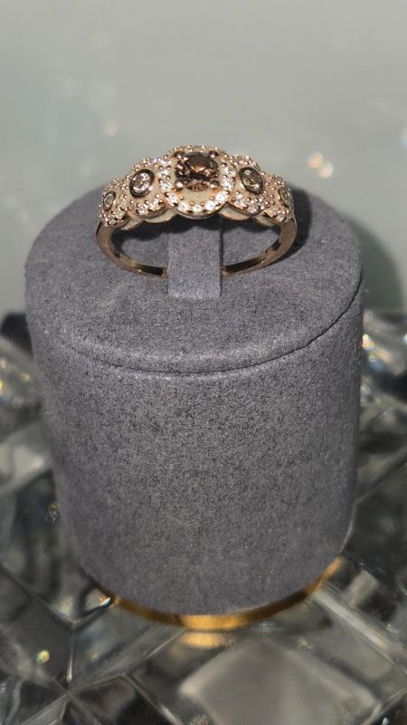 Photo 1 of LEVIAN 14K YELLOW GOLD W. 1CT DIAMOND RING-3.4G SIZE 8 1/2