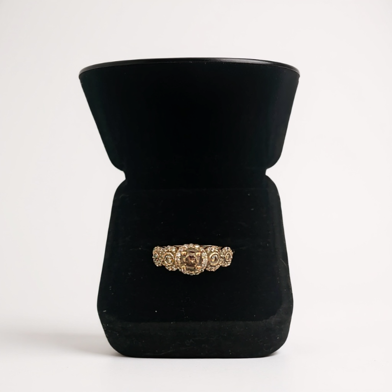 Photo 1 of LEVIAN 14K YELLOW GOLD W. 1CT DIAMOND RING-3.4G SIZE 8 1/2 #11