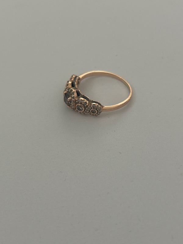 Photo 1 of LEVIAN 14K YELLOW GOLD W. 1CT DIAMOND RING-3.4G SIZE 8 1/2 #11