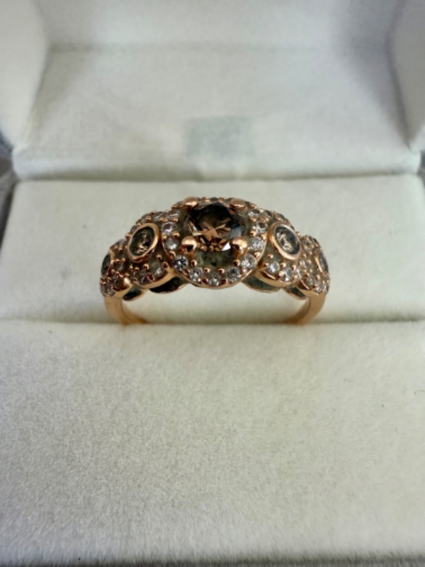 Photo 1 of LEVIAN 14K YELLOW GOLD W. 1CT DIAMOND RING-3.4G SIZE 8 1/2