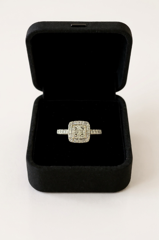 Photo 1 of 14K YELLOW GOLD W. 1CT DIAMOND RING-3.5G SIZE 7 #13