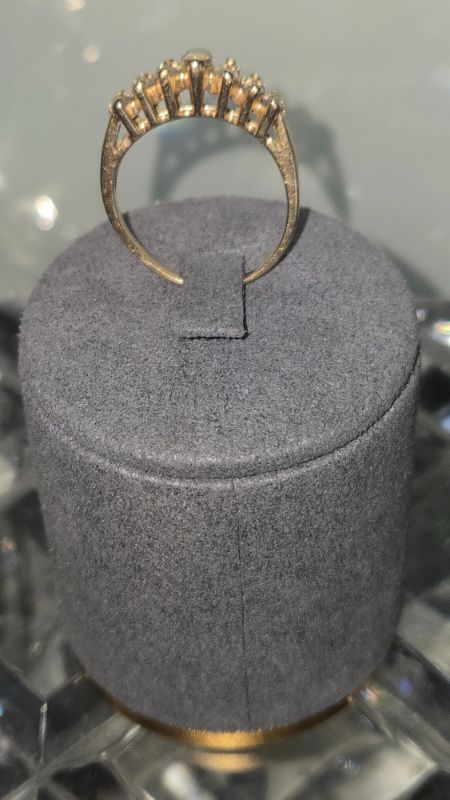 Photo 1 of 14K YELLOW GOLD W. 1.5CT DIAMOND RING-3.8G SIZE 6