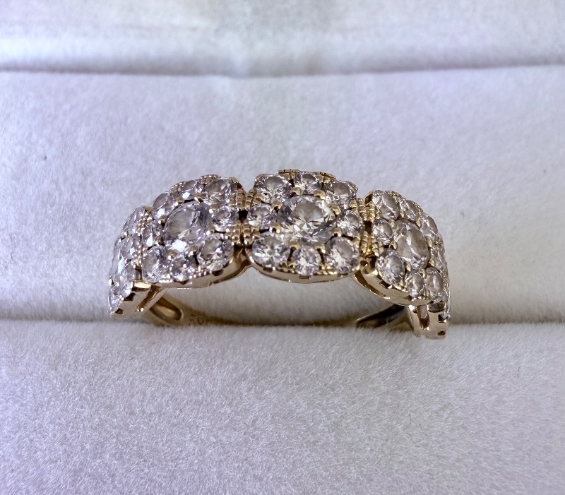Photo 1 of 14K YELLOW GOLD W. 1CT DIAMOND RING-3G SIZE 5