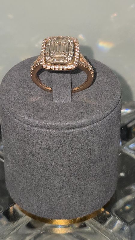 Photo 1 of 14K YELLOW GOLD W. 1CT DIAMOND RING-3.86G SIZE 5